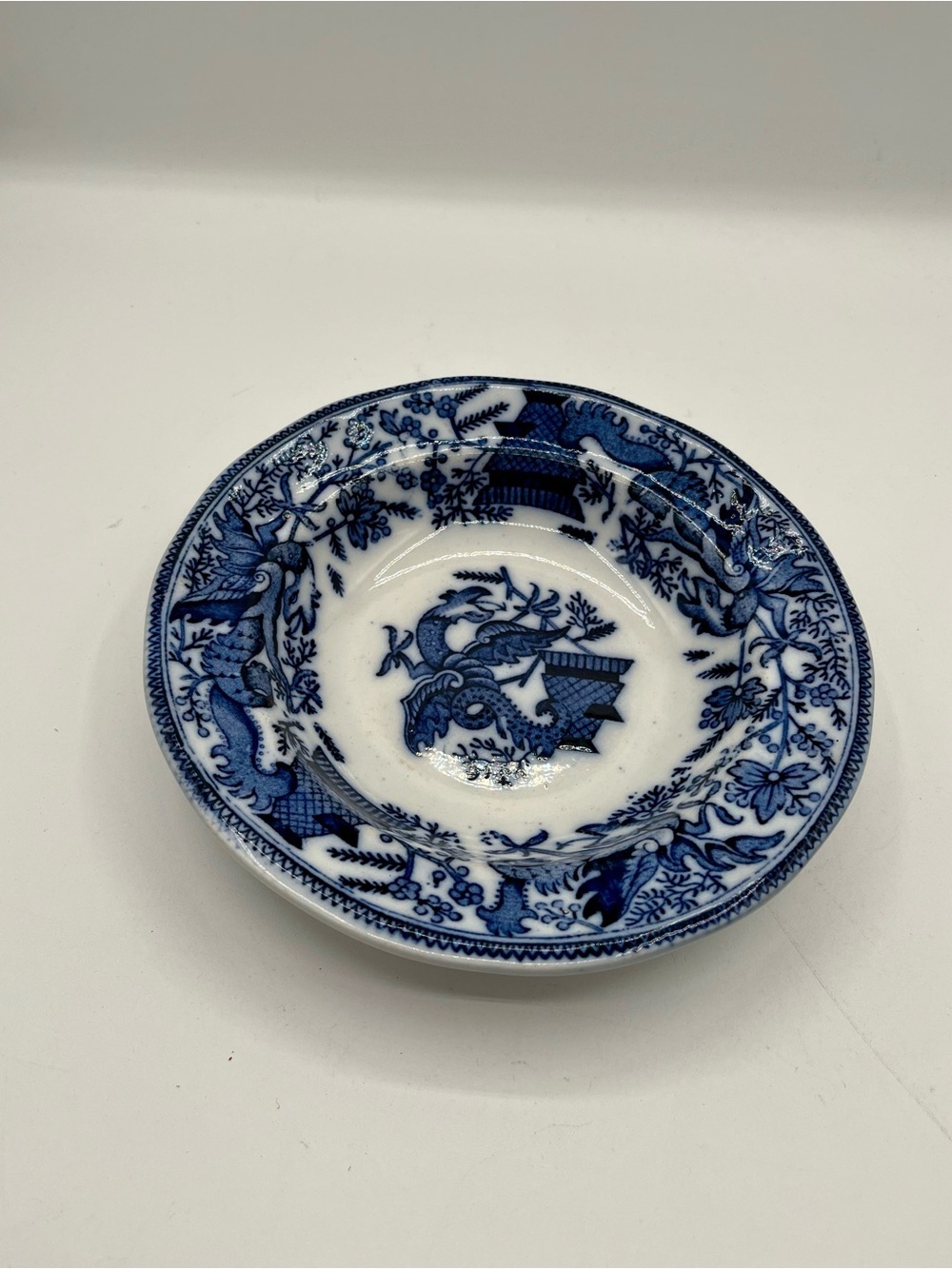 19 Th Century Dentrus Regout @Co Maastricht Plate From Netherlands